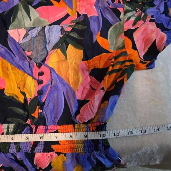 Abel the Label x Anthropologie Tropical Leonard Dress - Size Medium - Picture 8 of 9